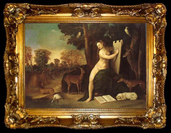 framed  Dosso Dossi Circ with their alskare, ta009-2